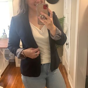 🩵 Banana Republic Marzatto Classic Fit Navy Blazer